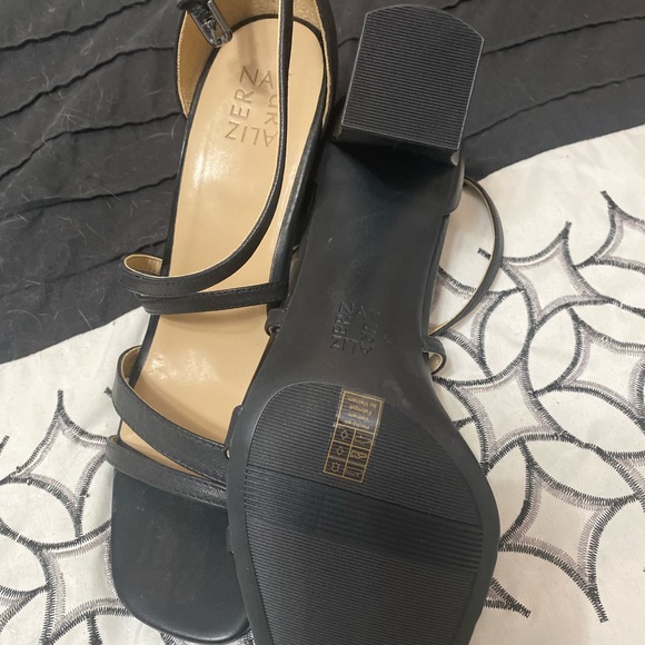 Naturalizer Black Strappy Heels for Women - Picture 2 of 2